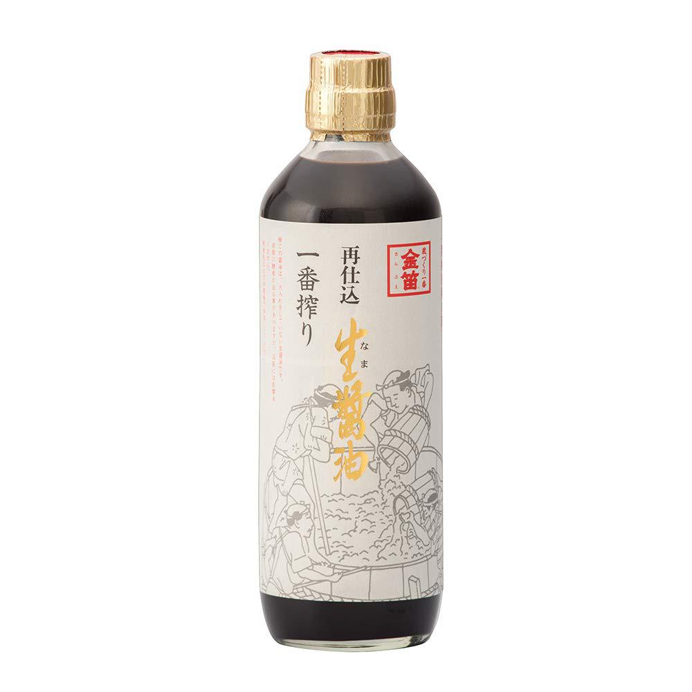 Fueki Kinbue Saishikomi Nama Shoyu Japanese Raw Soy Sauce 600ml