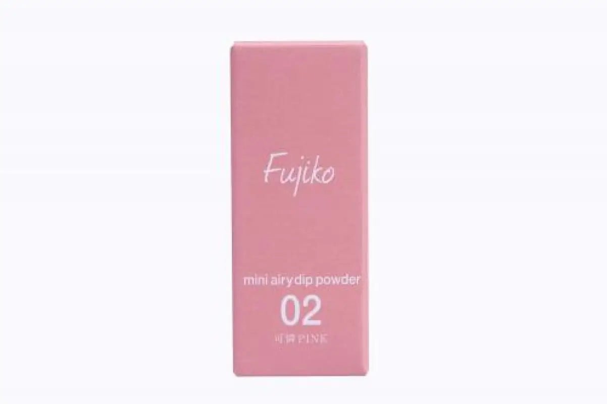 Fujiko Mini Airy Dip Powder 02 Karen Pink 0.8g - Japanese Dip Powder For Face