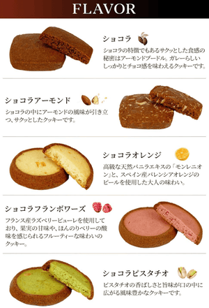 Galler Chocolate Cookies, 3 Varieties, Assorted, 6 Pieces