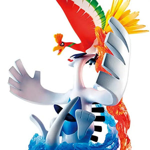 Gemex Series Pokemon Ho-Oh Lugia About 23Cm Pvc Painted Finished Figure