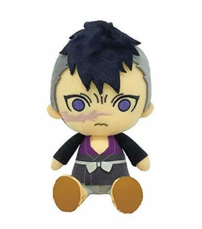 Genya Demon Slayer Kimetsu Chibi Plush Doll Stuffed Toy Bandai Anime