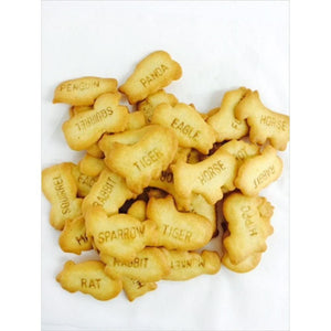 Ginbis Tabekko Dobutsu Animal Shaped Biscuits 63g (Pack of 10)