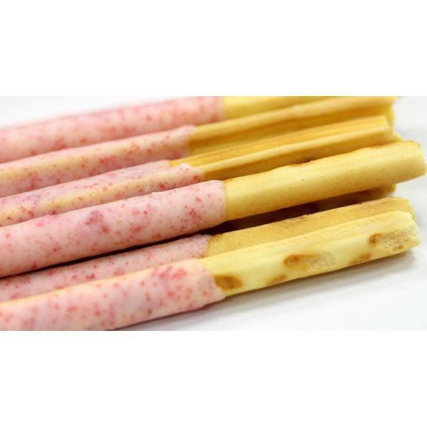 Glico Strawberry Pocky Strawberry Chocolate Biscuit Sticks 8 ct.