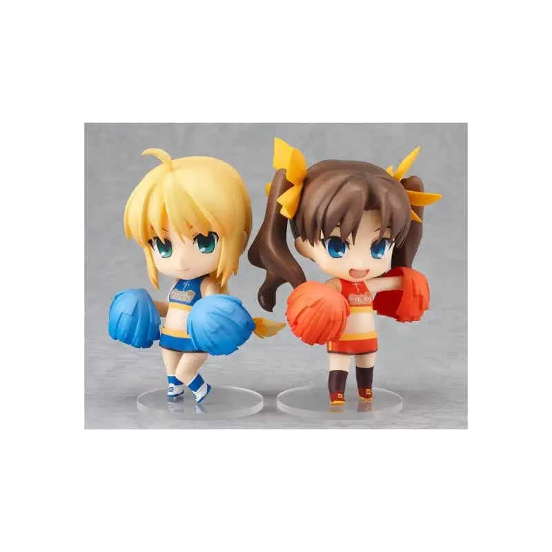 #Good Smile Company Nendoroid Fate/Stay Night Saber & Rin Tohsaka Cheerful Ver. Figure New - Action Toy Figures