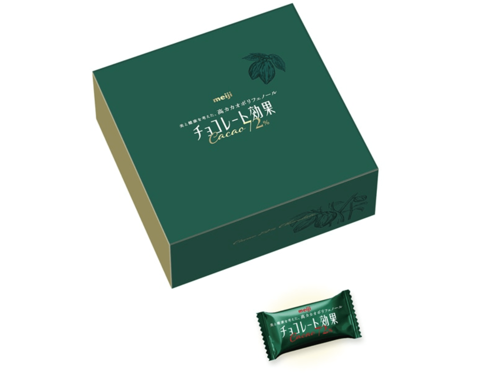 Meiji Chocolate Effect Cacao 72% Large Capacity 1kg, high cacao content, ideal for daily indulgence