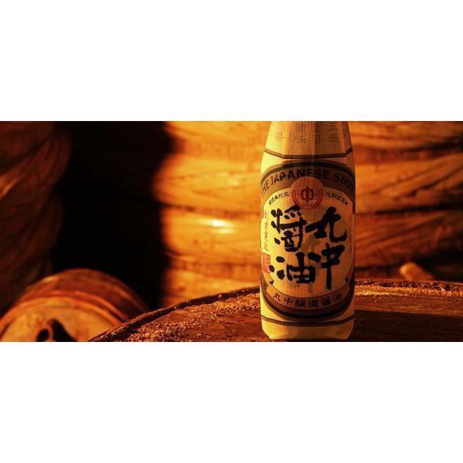Close-up of Marunaka Shoyu Naturally Brewed Japanese Soy Sauce, 300ml, featuring natural ingredients for authentic taste