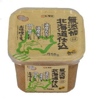 750g Tomoe Hokkaido White Miso Paste with non-GMO ingredients, offering authentic Japanese taste