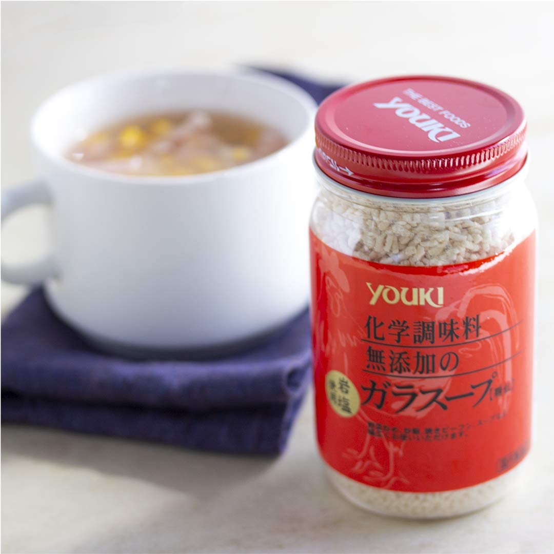 400g Youki Chicken Stock Gara Soup Stock Additive-Free, granulated form, designed for home cooks