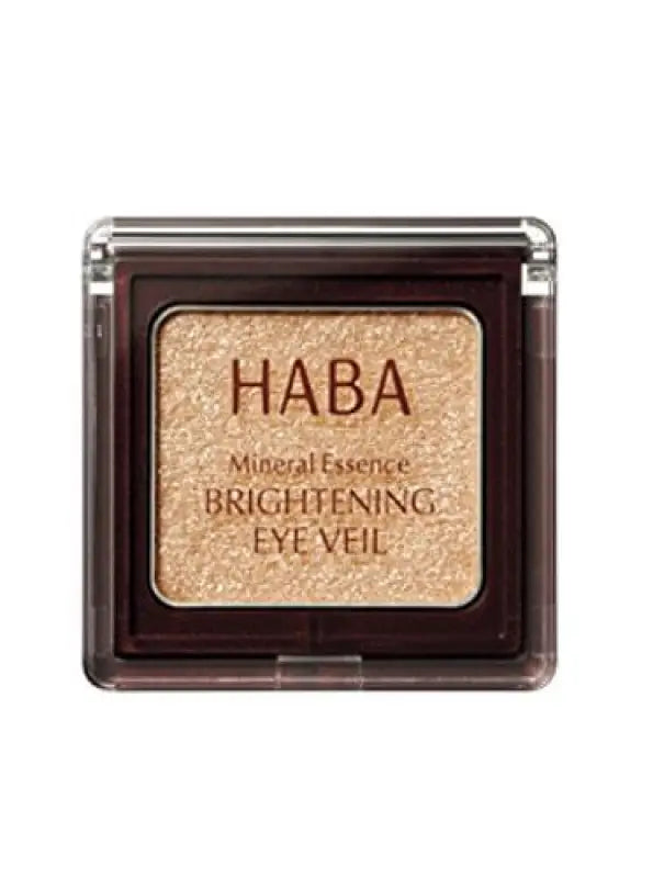 Haba Mineral Essence Brightening Eye Veil Champagne Gold - Japanese Eyeshadow Makeup