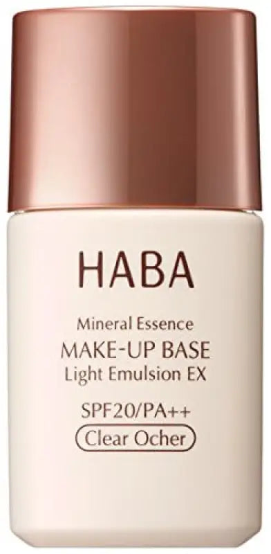 Haba Mineral Essence Makeup Base Light Emulsion EX Clear Ocher SPF20/ PA + + 25ml