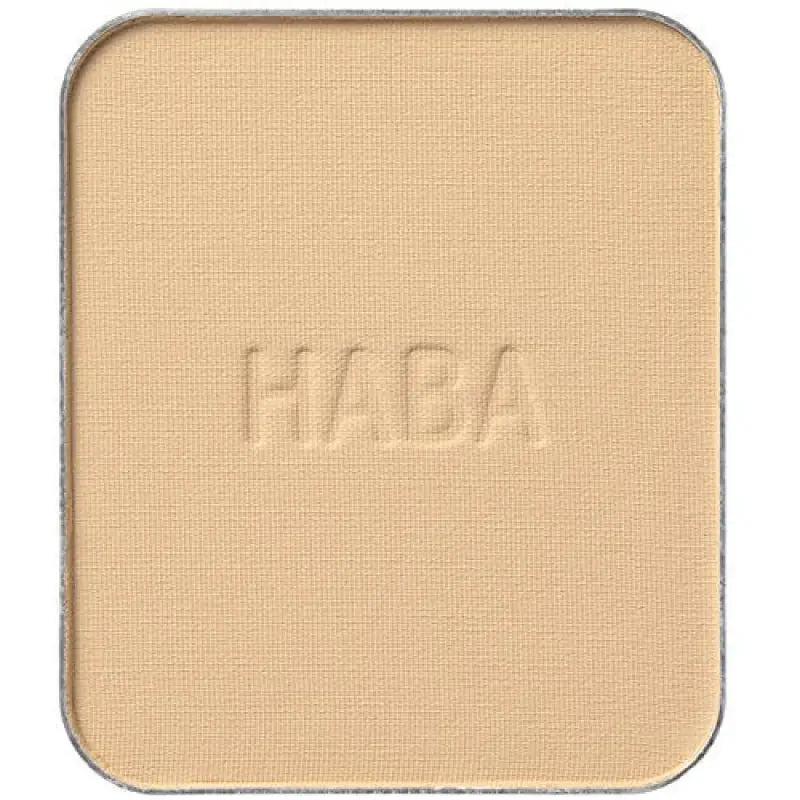 Haba Mineral Essence Powdery Foundation Beige Ocher 02 9g [refill] - Makeup