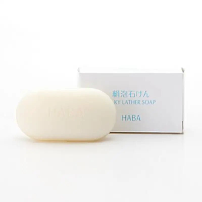 Haba Silk Foam Soap For Face And Body 80g - Moisturizing Soap For Skin Made In Japan