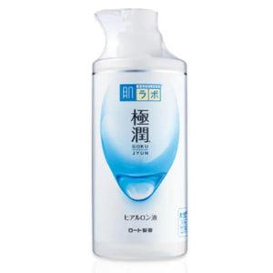 HadaLabo Gokujyun Hyaluron Lotion (Large Pump Bottle 400ml) - Japanese Skincare Lotions