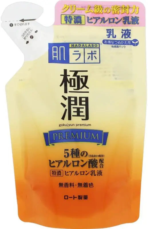 HadaLabo Gokujyun Premium Hyaluron Emulsion - Refill 140ml Skincare