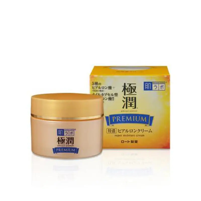 HadaLabo Gokujyun Premium Hyaluron Super Moisturizing Cream 50g - Skincare