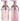 ReFa Milk Protein Pink Shampoo & Treatment Set, 500ml/500g, natural protein formula, ideal for frizzy hair care