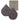 Etovos Relaxing Massage Brush Hard #Charcoal Gray, 1 Piece, Firm Silicone Bristles, ideal for Scalp Care.