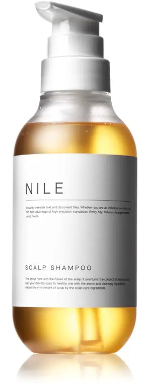 Nile Dense Foam Scalp Shampoo Men's La France Fragrance, 300ml, amino acid formula, ideal for scalp care