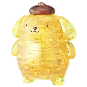 Hanayama Crystal Gallery 3D Puzzle Sanrio Pompompurin 40 Pieces Japanese 3D Puzzle Figure