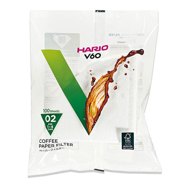 Hario V60 Coffee Filter Paper Size 02 White VCF - 02 - 100W