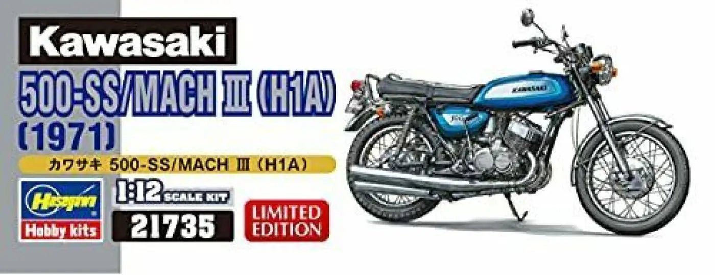 Hasegawa 1/12 Kawasaki 500 - ss/machiiih1a Model Kit 21735