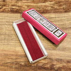 60 Sticks Kungyokudo Japanese Incense Kitano Red Plum Blossom with natural ingredients, offering calming aroma