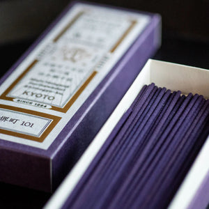 Kungyokudo Japanese Incense Sakaimachi 101 in 60 Sticks, low-smoke formula, perfect for serene ambiance