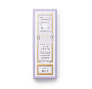 60 Sticks Kungyokudo Japanese Incense Yase no Kourinusou, natural ingredients, designed for relaxation