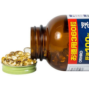 Orihiro Deep Sea Shark Extract Squalene Supplement in 360 Capsules, omega-3 enrichment, perfect for immune resilience