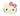 Hello Kitty Floor Mat: Ivory