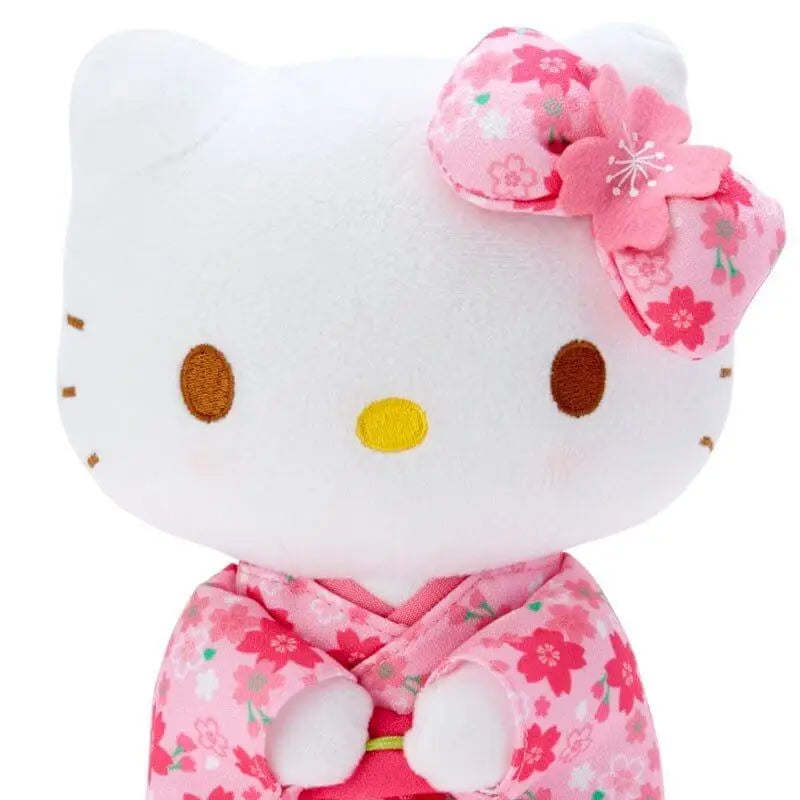 Hello Kitty Plush Toy (Sakura Kimono) - Pre order Stuffed Animals