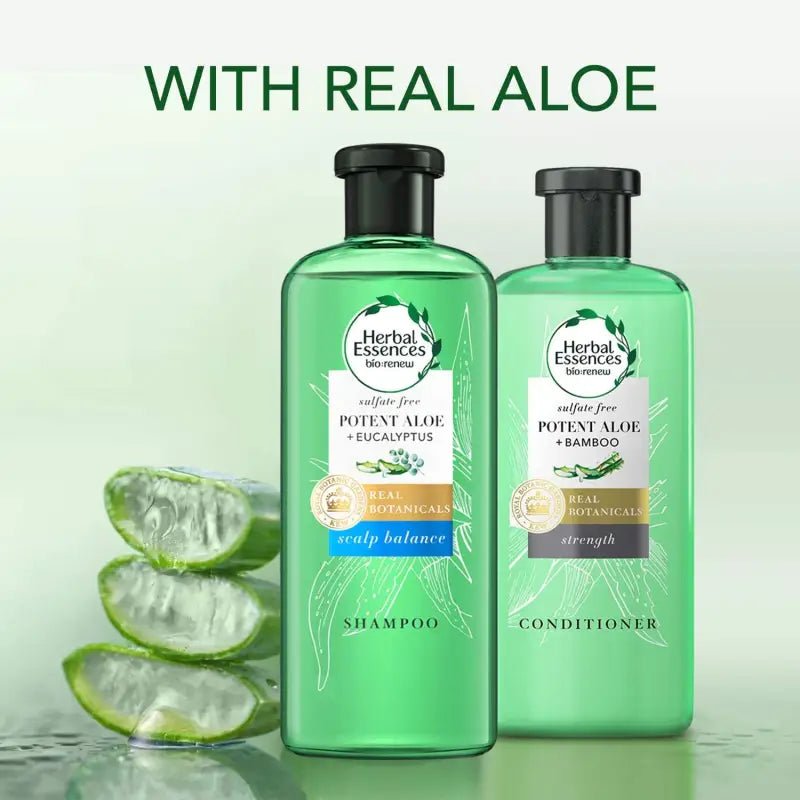 Herbal Essence Non - Silicone Shampoo Bio Renew Aloe & Bamboo 400Ml Japan (1)