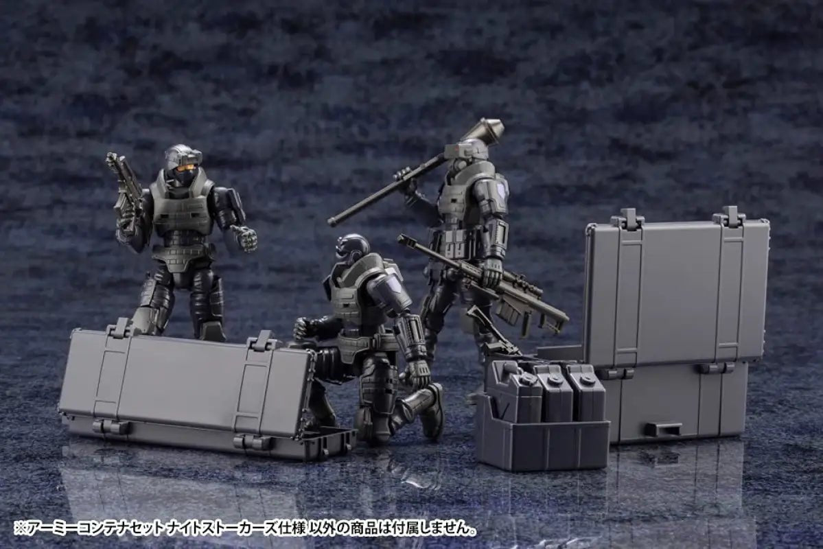 Hexa Gear Army Container Set Night Stalkers Specifications Width Approx. 63Mm 1/24 Scale Plastic Model Hg101