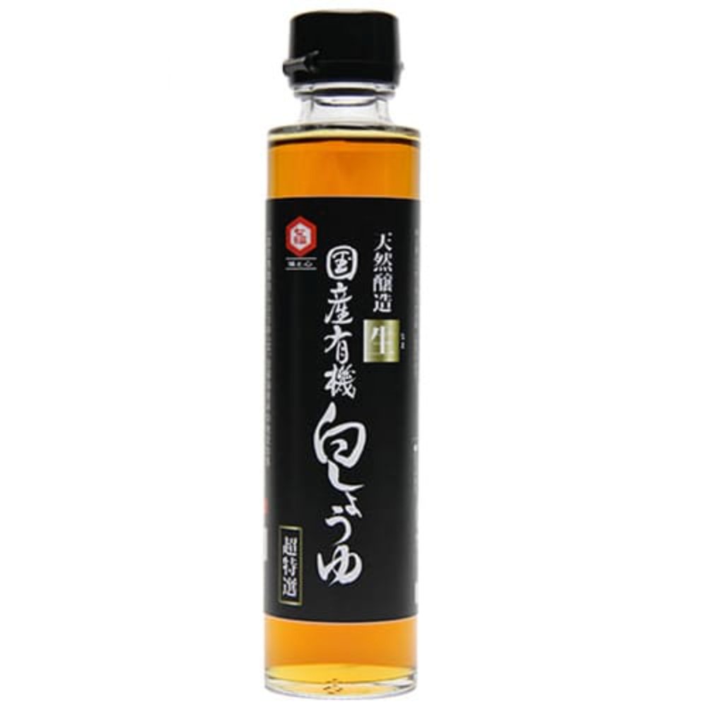 Hichifuku Premium Organic Shiro Shoyu Aged White Soy Sauce 180ml