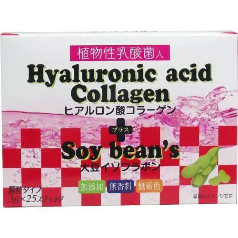 HIKARI hyaluronic acid collagen + soy isoflavones plant lactic bacteria enter 3g × 25 capsule