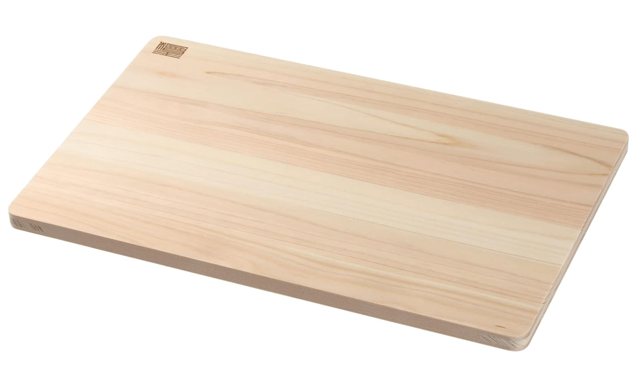 Hinoki cutting board with stand, 39cm, 39x24x1.3cm