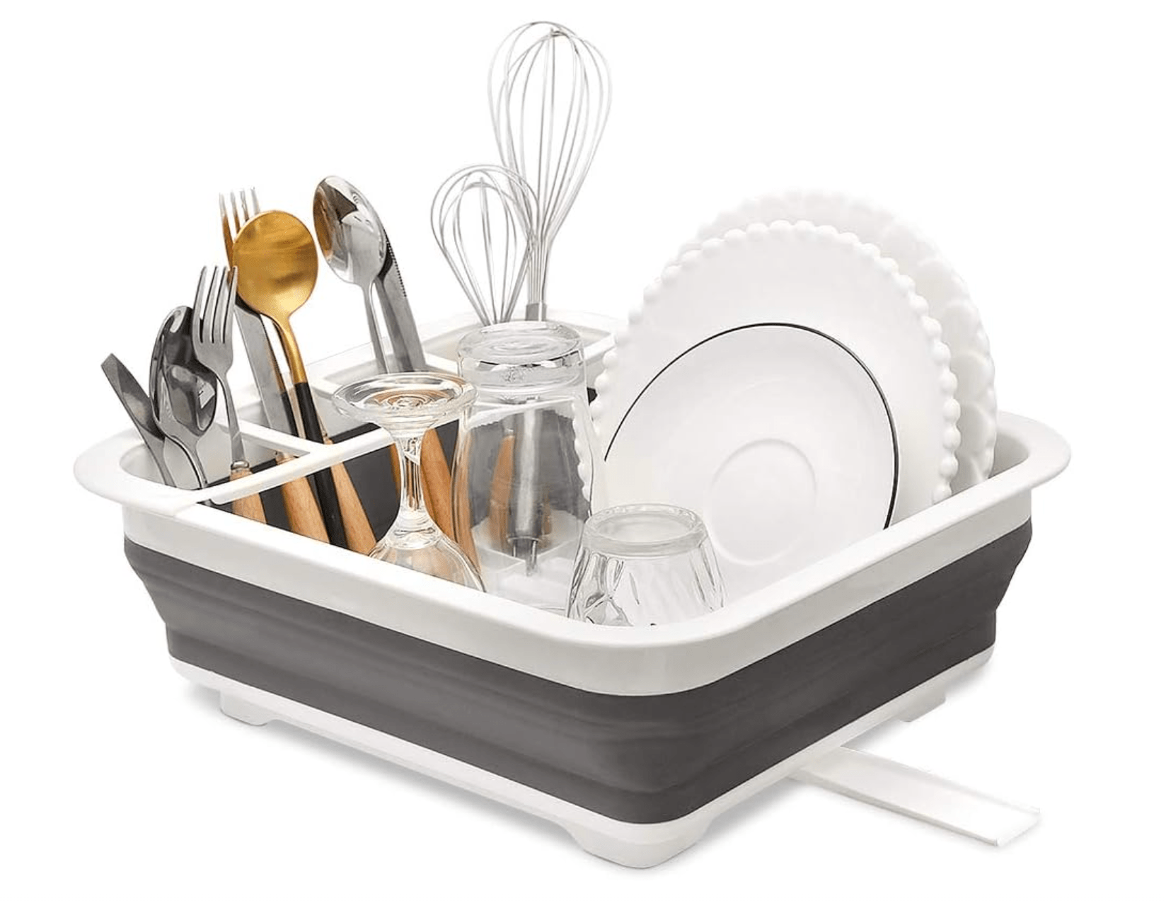 HOLO PP+TPR Dish Drainer, Folding Dish Drainer