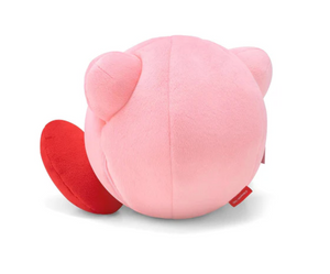 “Nintendo Kirby Plush Tissue Dispenser side angle showing opening for tissues”