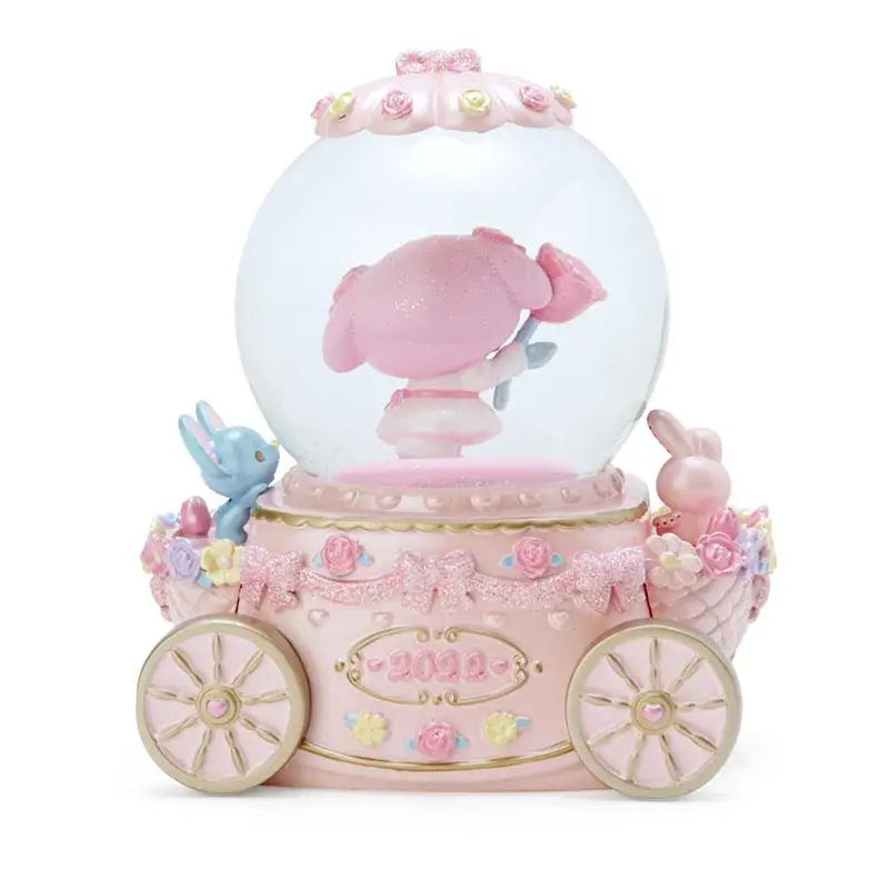 Compact Sanrio My Melody Snow Globe M, 7-color lights, designed for Sanrio fans and collectors