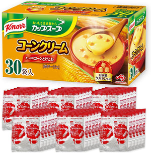 30 Servings Ajinomoto Knorr Cup Soup Corn Cream with Croutons, creamy corn base
