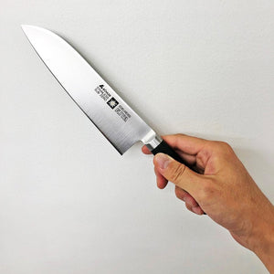 Kiya No.160 Edelweiss Steel Japanese Kamagata Usuba Knife in 18cm, ergonomic handle, perfect for Japanese cuisine