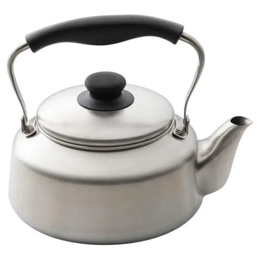 2.5 L Nihon Yoshokki Sori Yanagi Stainless Steel Induction Kettle, wide base, designed for induction cooktops