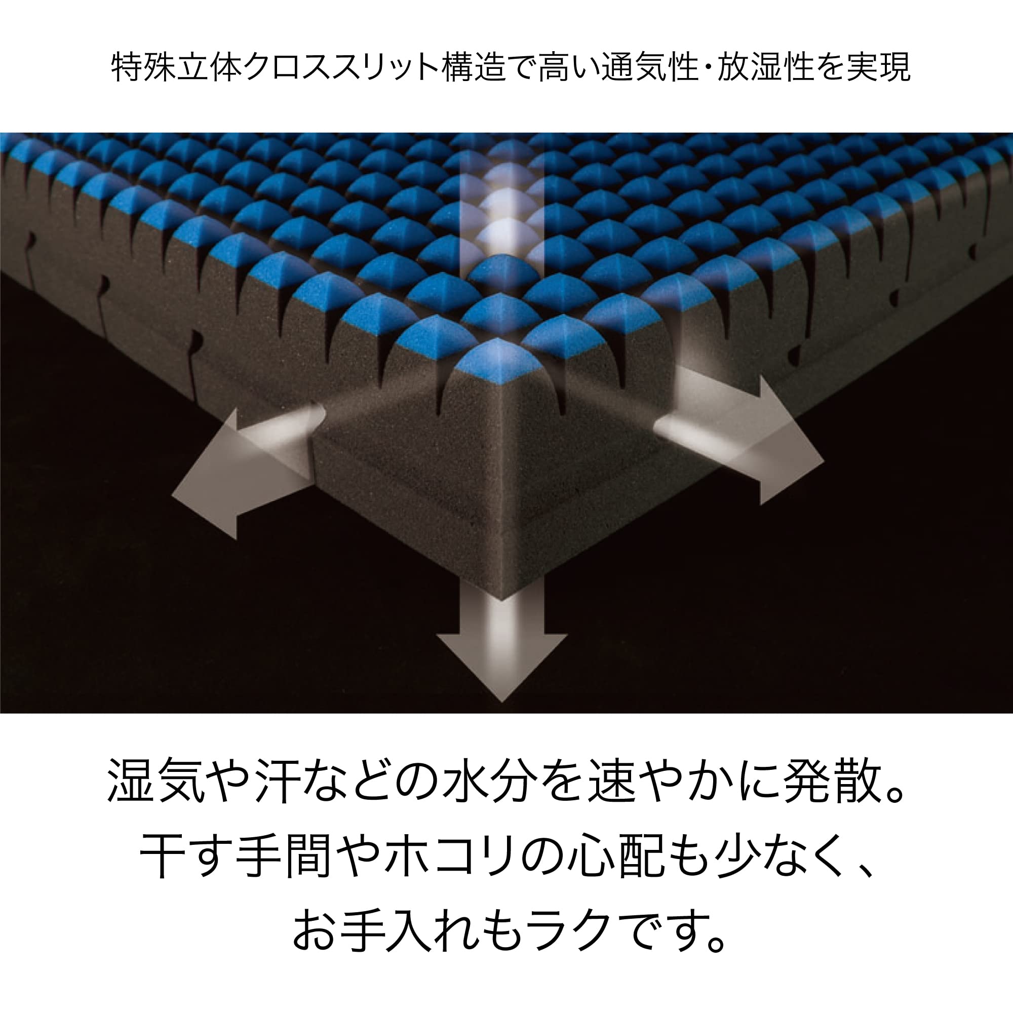 Nishikawa Japan Air Si High-Performance Mattress Semi-Single
