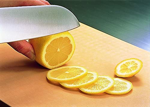 Parker Asahi Japan Cookin' Cut Synthetic Rubber Cutting Board in 600mm x 330mm x 15mm, stain-resistant, perfect for daily food prep