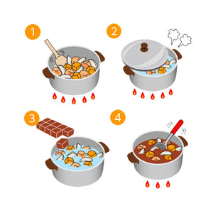 160g S&B Premium Golden Japanese Curry Roux Blocks with velvety texture, offering restaurant-quality results