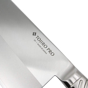 Tojiro-Pro Dp 3-Layer Chinese Cleaver in 220x90mm, double-edged blade, perfect for slicing