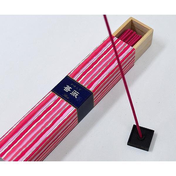 40 Sticks Nippon Kodo Japanese Incense Kayuragi Rose, rose fragrance, designed for meditation and well-being