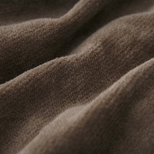 Close-up of Orim Dumi Shearling Bath Robe 115cm showing plush Imabari cotton texture