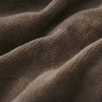 Close-up of Orim Dumi Shearling Bath Robe 115cm showing plush Imabari cotton texture
