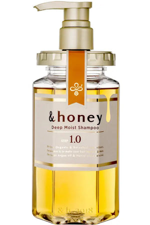 Honey Deep Moist Shampoo Super Organic Japan 440Ml